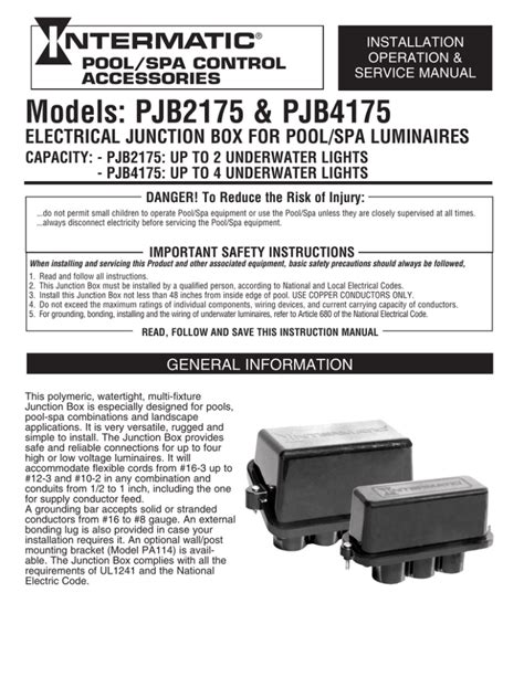 pjb4175 manual